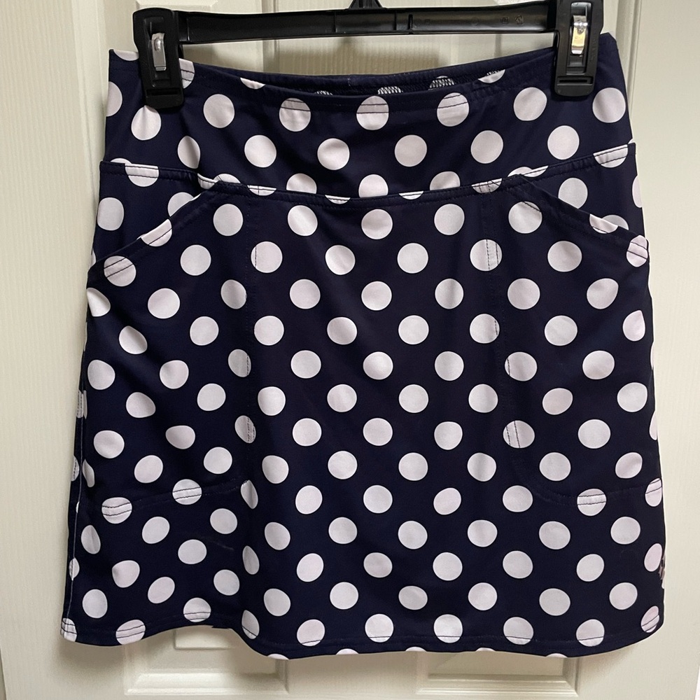 Jofit Blue and White Mini A-Line Skirt